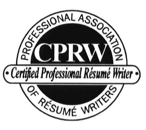 certified professional resume writer cprw.